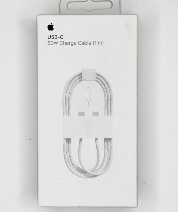 کابل شارژ لایتنینگ اپل USB-C ۶۰ وات ۱ متری (اصلی)