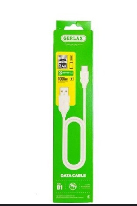 کابل شارژ تایپ سی گرلاکس D1 – GERLAX –(اصلی)