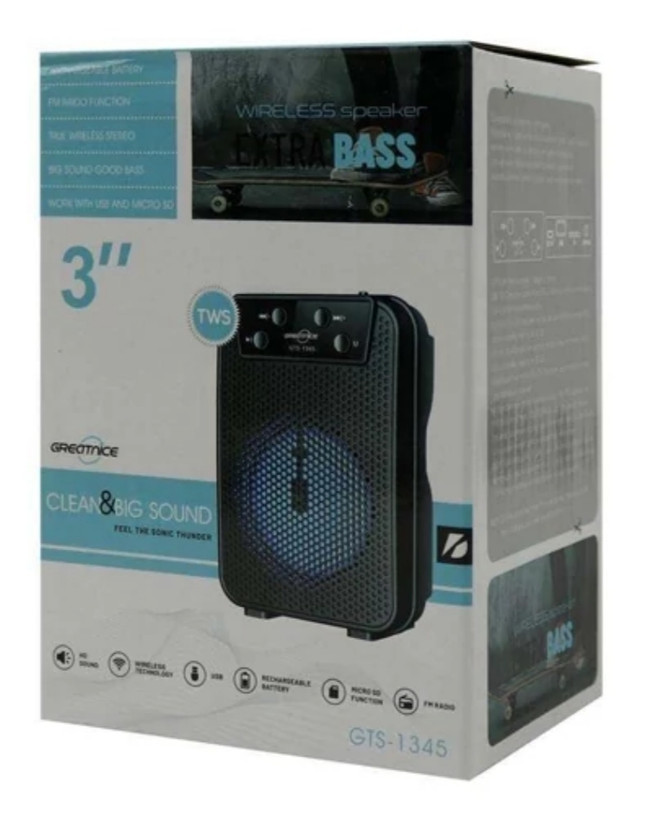 اسپیکر بلوتوثی قابلحمل GREATNICE مدل GTS-1345 (اصلی)