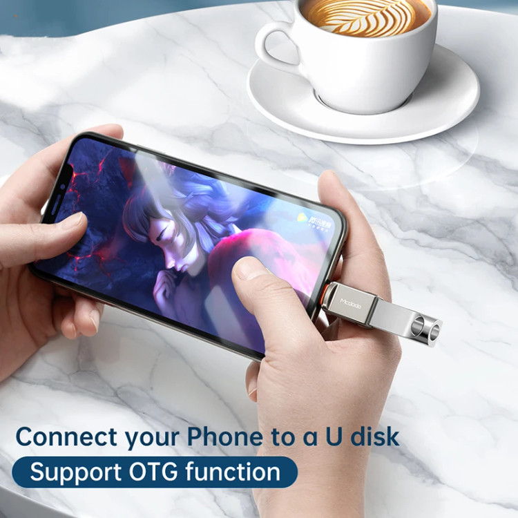 مبدل USB به لایتنینگ مک دودو OTG(اصلی)