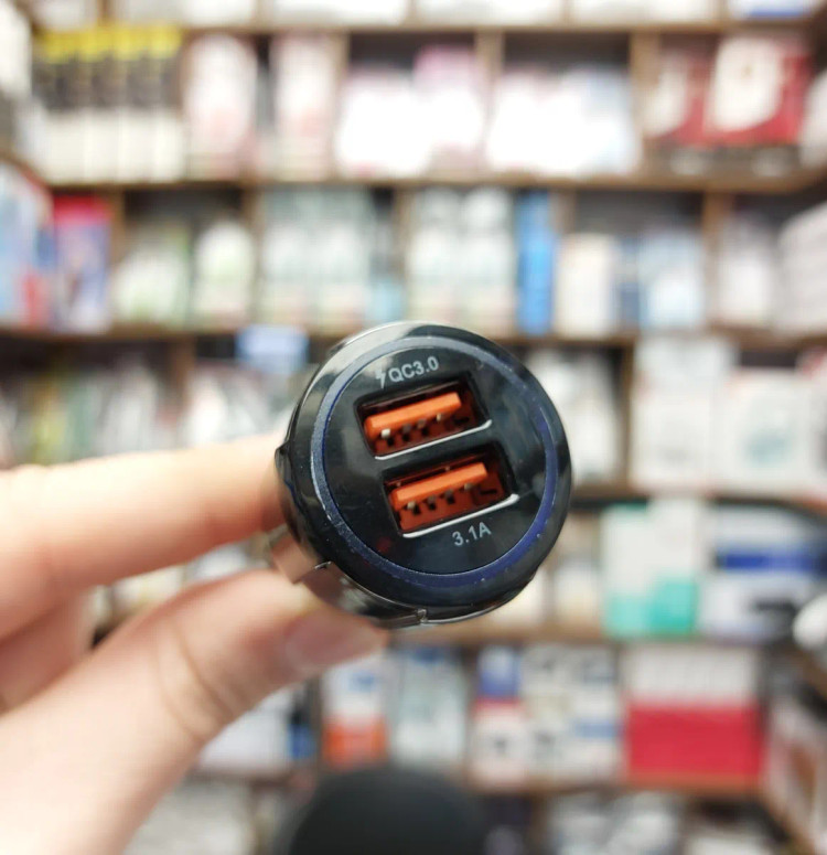 ⚡ شارژر فندکی دو پورت LEITU(اصلی) مدل LC-C4 بههمراه کابل Micro USB(اصلی)