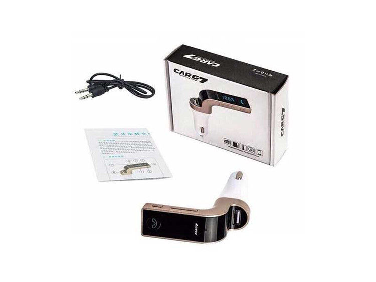 ⚡ اف ام ترنسمیتر و شارژر فندکی بلوتوثی CAR G7(اصلی)