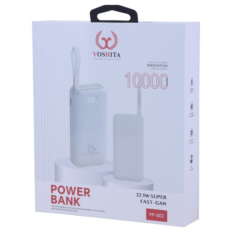 پاوربانک ۱۰۰۰۰ میلیآمپر یوشیتا مدل YP-002(اصلی)