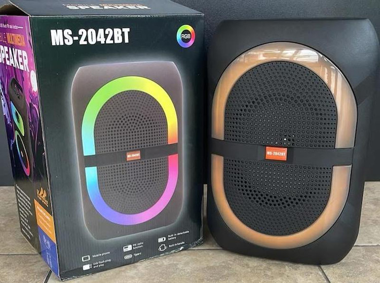 اسپیکر بلوتوثی قابلحمل اماس مدل MS-2045BT (اصلی)