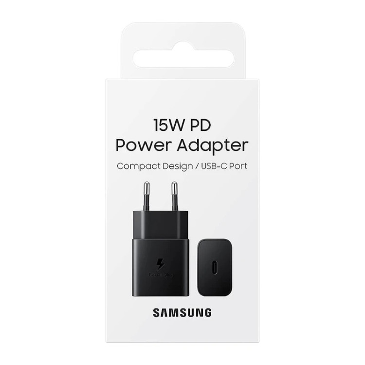 شارژر دیواری سامسونگ مدل 15W PD USB-C (اصلی)