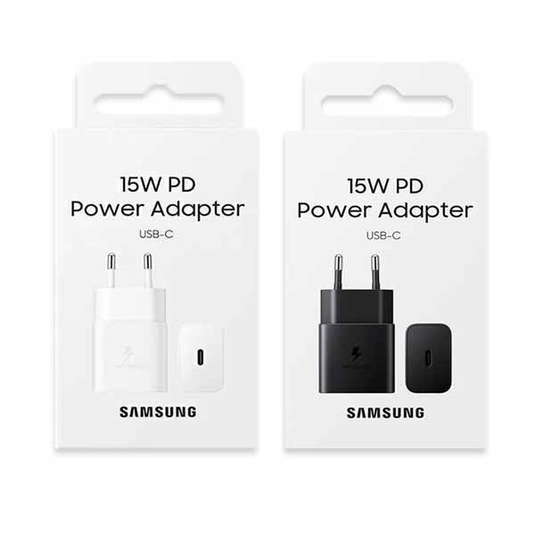 شارژر دیواری سامسونگ مدل 15W PD USB-C (اصلی)