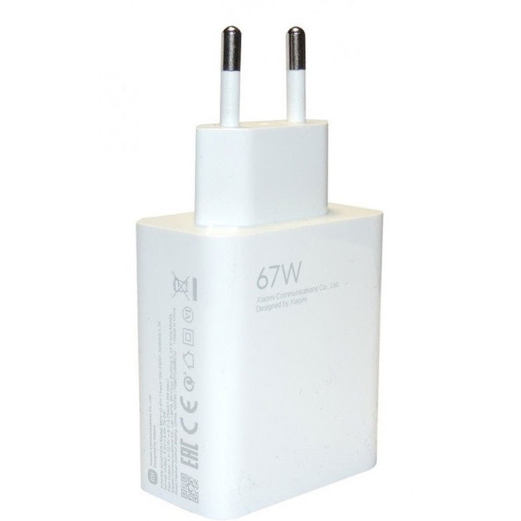 شارژر دیواری شیائومی مدل 67 وات USB (اصلی)