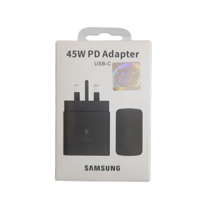 آداپتور شارژ دیواری سامسونگ 45 وات PD USB-C (سوپر فست شارژ) اصلی