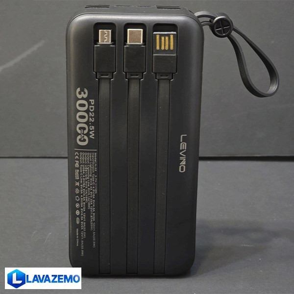 پاوربانک لوینو مدل N-32 ظرفیت ۳۰٬۰۰۰ میلیآمپر (اصلی)