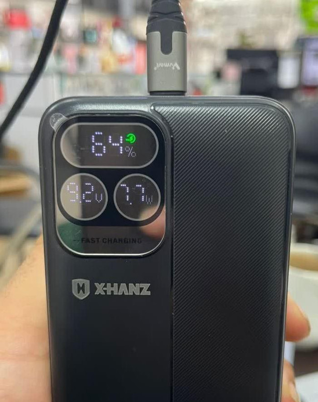 پاوربانک ۲۰۰۰۰ میلیآمپر X-HANZ مدل PB202 توان 22.5W (ظرفیت واقعی)
