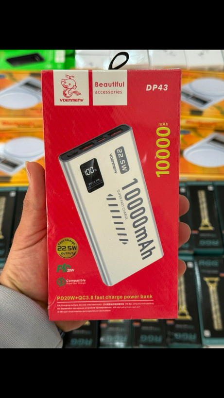 پاوربانک ویدنمنی DP43 ظرفیت 10000 میلیآمپر 22.5 وات (اصلی)