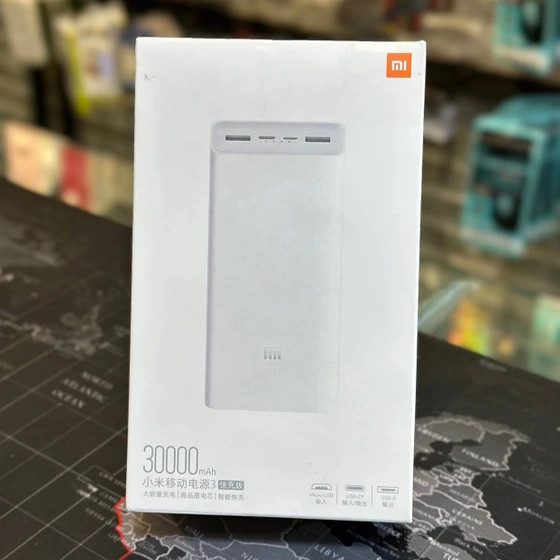 پاوربانک شیائومی مدل Mi Power Bank 3 ظرفیت 30000 میلیآمپر (اصلی)
