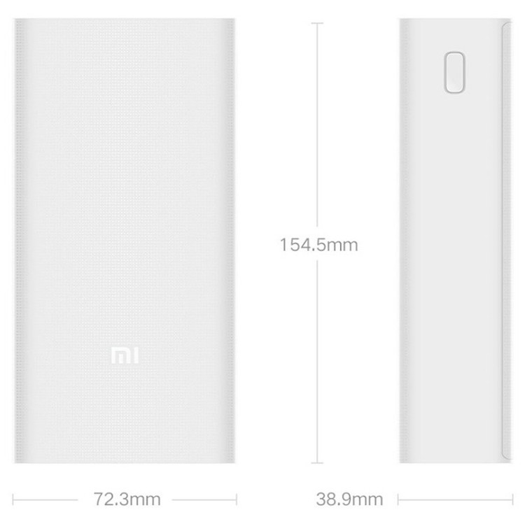 پاوربانک شیائومی مدل Mi Power Bank 3 ظرفیت 30000 میلیآمپر (اصلی)