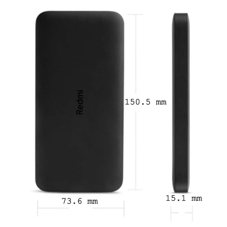 پاوربانک شیائومی ردمی مدل Redmi Power Bank ظرفیت 10000 میلیآمپر (اصلی)