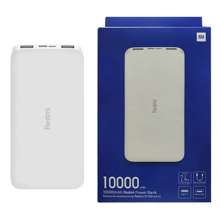 پاوربانک شیائومی ردمی مدل Redmi Power Bank ظرفیت 10000 میلیآمپر (اصلی)