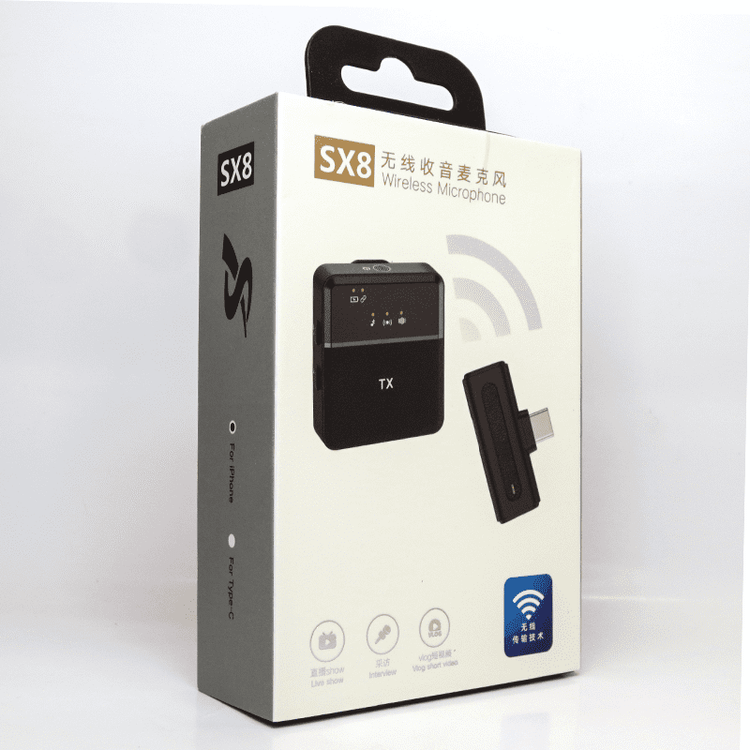 میکروفون یقهای بیسیم اس ایکس 8 مدل SX8 (اصلی)