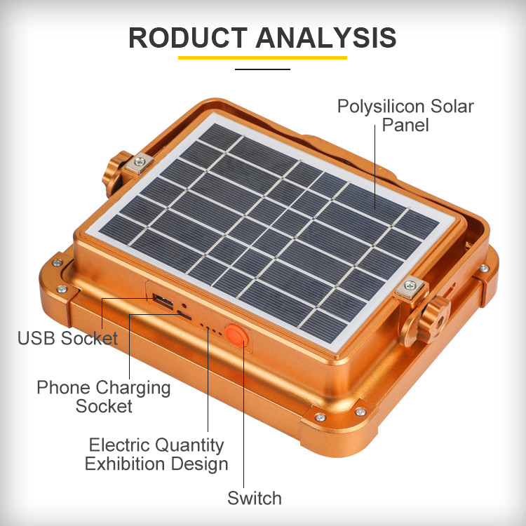 پروژکتور خورشیدی 1000 وات Solar Flood Light ضدآب IP66 (اصلی)