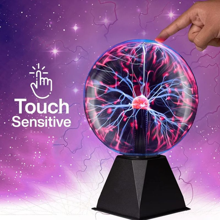 گوی پلاسما لمسی دکوری مدل Touch Sensitive (اصلی)