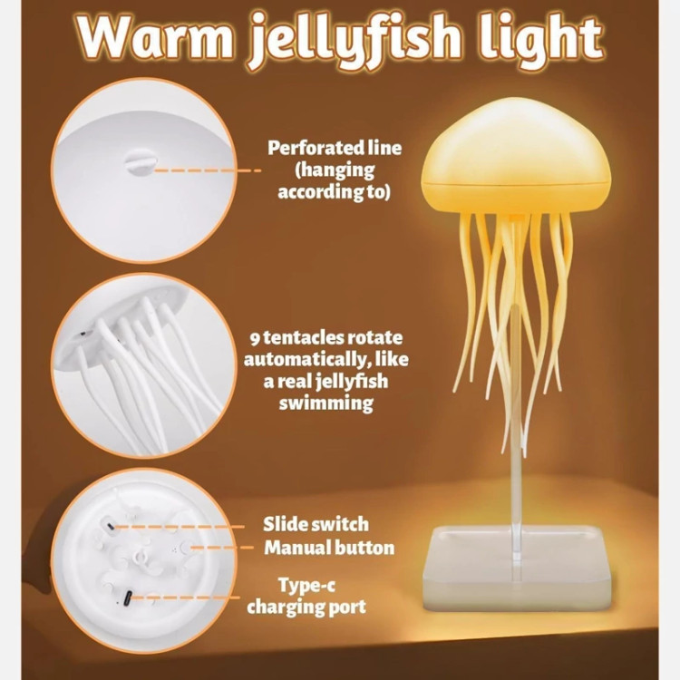 چراغ خواب Mood Light مدل عروس دریایی (اصلی)