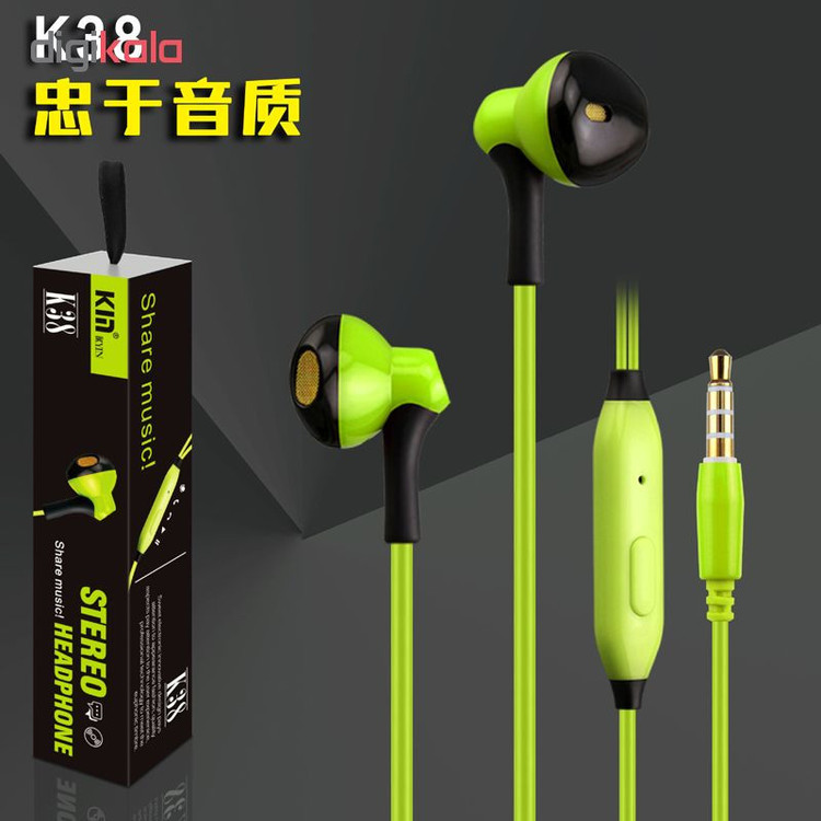 هندزفری سیمی کین مدل K38 (اصلی)