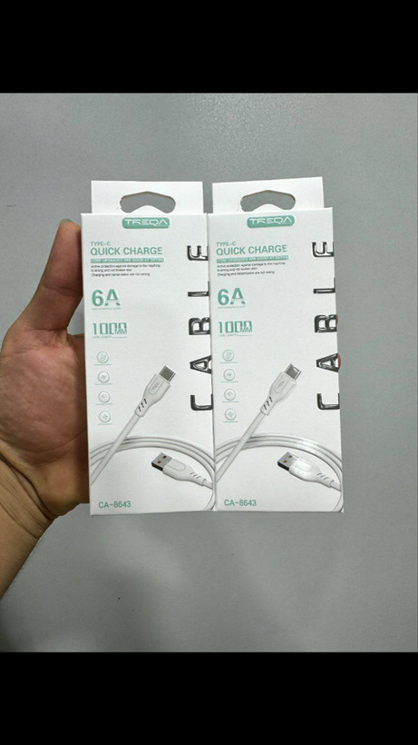 کابل شارژ تایپ C ترکا مدل CA-8643 (اصلی)