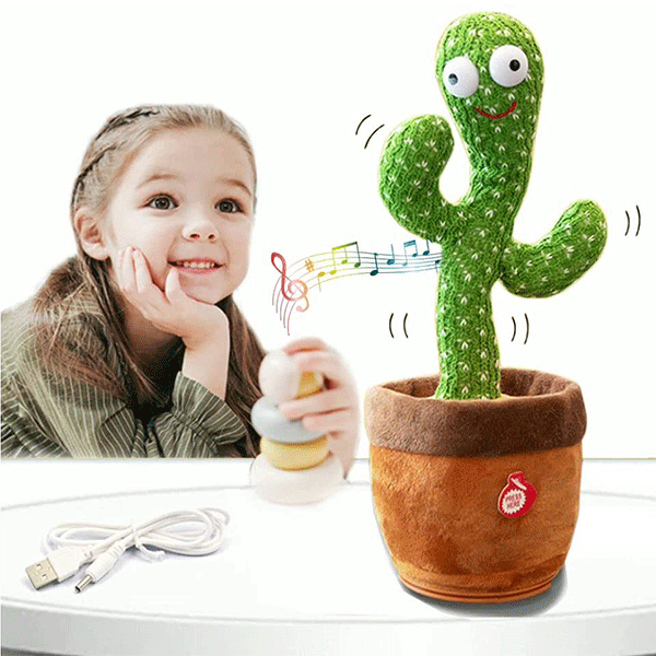 عروسک کاکتوس موزیکال رقصان مدل Dancing Cactus (اصلی)