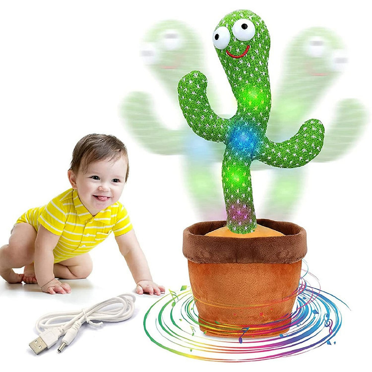 عروسک کاکتوس موزیکال رقصان مدل Dancing Cactus (اصلی)