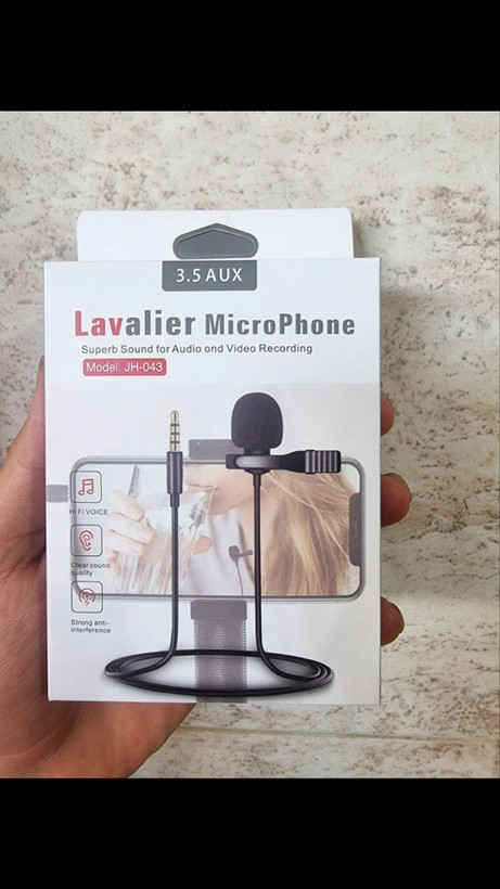 میکروفون یقهای لاوالیر مدل JH-043 (اصلی)