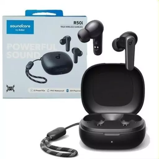 هدفون بی سیم اَنکر مدل Soundcore R50i اصل (اتصال به اپ)با گارانتی